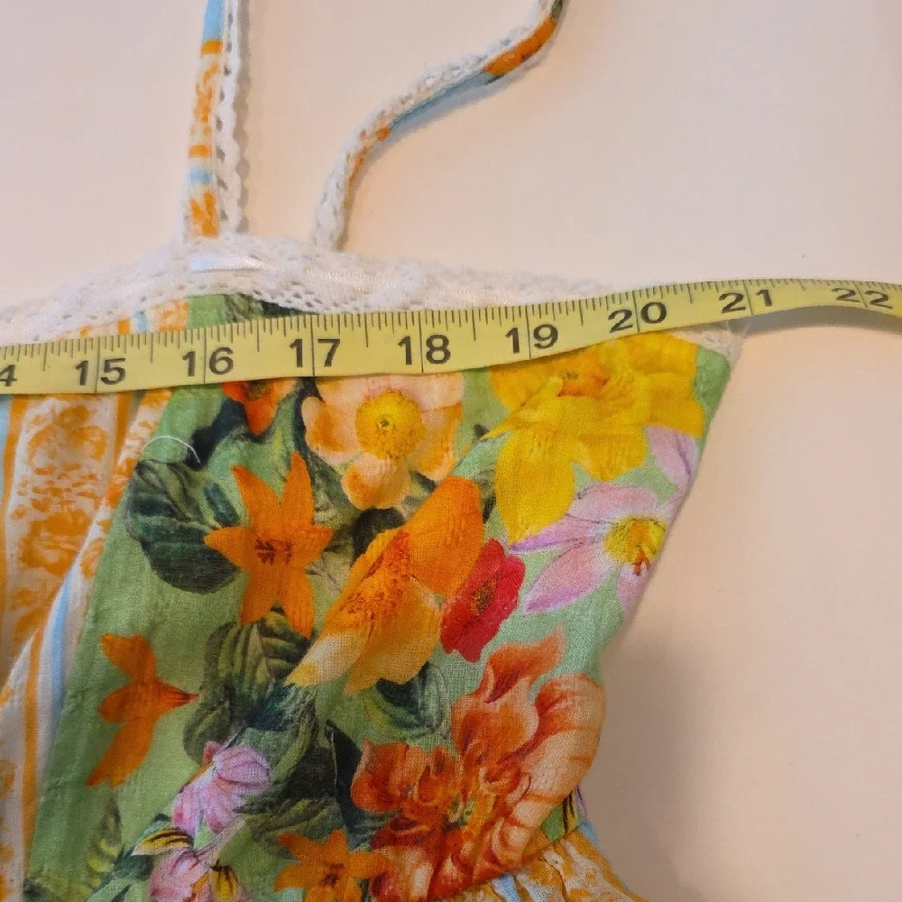 Show Me Your Mumu Peyton Maxi Dress Country Bouquet Floral Patchwork & Lace 2XL - Picture 12 of 12